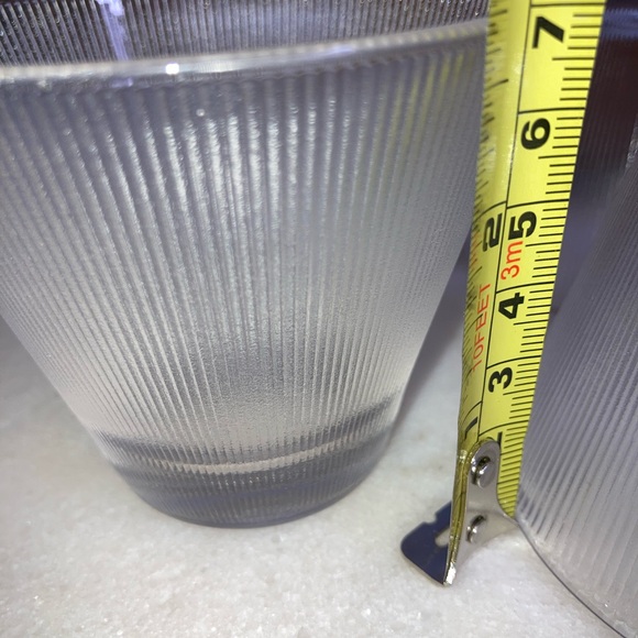 SIX Vintage Federal 1950’s Ribbed Norse Punch Glass Cups Mid Century Modern MCM - Picture 10 of 12